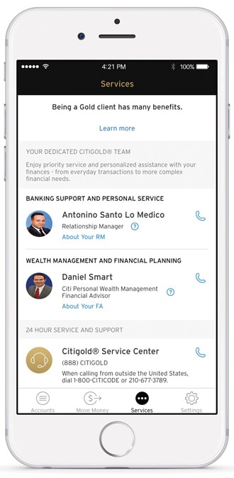 Your dedicated team screen