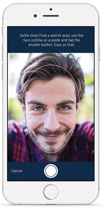 A login as unique as you screen
